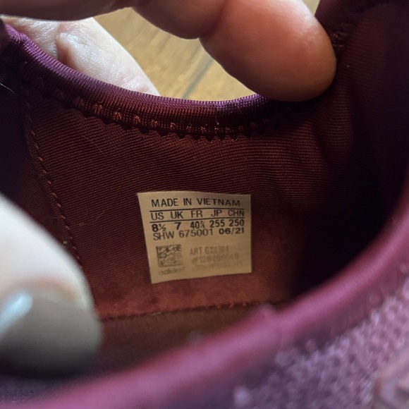 Adidas Primeknit NMD Victory 1 in Crimson Burgundy Athletic Shoes - Picture 7 of 7